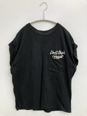 MOUSSY/マウジー/ノースリーブ/トップス/ブラック/FREE