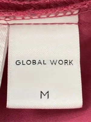 GLOBAL WORK/グローバルワーク/スラックス/パンツ/ピンク/M