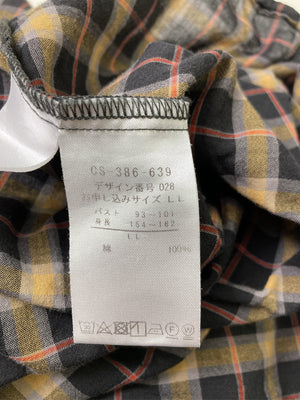 Shuttle Notes/シャトルノーツ/シャツワンピース/ワンピース/ドレス/イエロー/LL