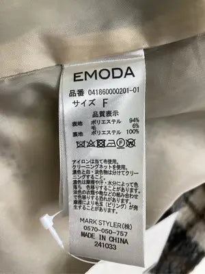 EMODA/エモダ/チェスターコート/ジャケット/アウター/ベージュ/F