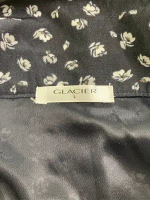 GLACIER/グラシア/シャツワンピース/ワンピース/ドレス/ブラック/L