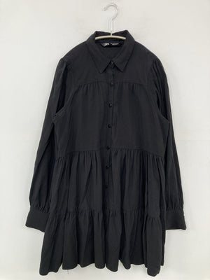 ZARA/ザラ/シャツワンピース/ワンピース/ドレス/ブラック/EUR S/USA S/MEX 26