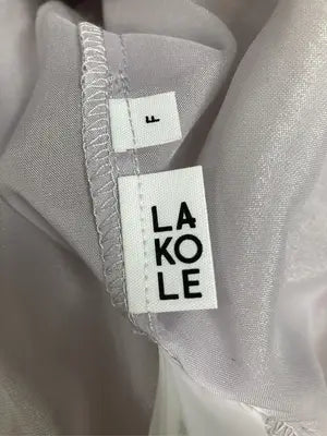 LAKOLE/ラコレ/ノースリーブ/トップス/グレー/F