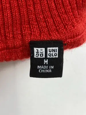 UNIQLO/ユニクロ/ニット/セーター/トップス/レッド/M