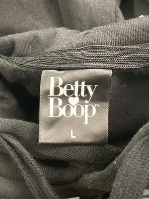 Betty・Boop/ベティブープ/パーカー/トップス/ブラック/L