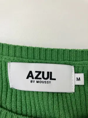 AZUL by MOUSSY/アズールバイマウジー/ニット/セーター/トップス/グリーン/M