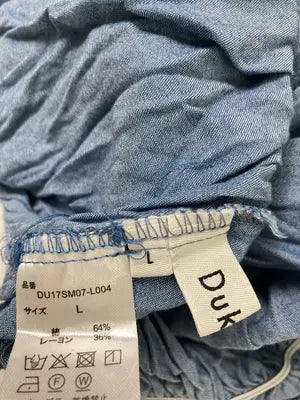 Dukkah/ドゥッカ/Tシャツ/カットソー/トップス/ブルー/L