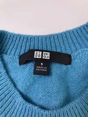 UNIQLO/ユニクロ/ニット/セーター/トップス/スカイブルー/S