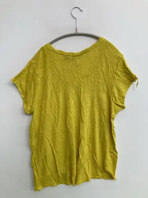 TAHARI/Tシャツ/カットソー/トップス/イエロー/XXL
