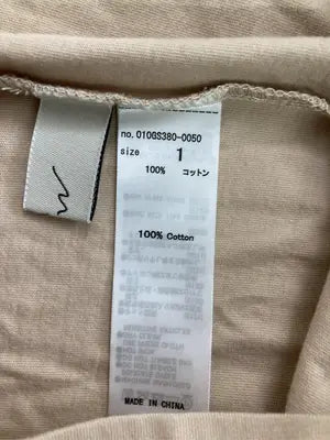 M_/Tシャツ/カットソー/トップス/ベージュ/1