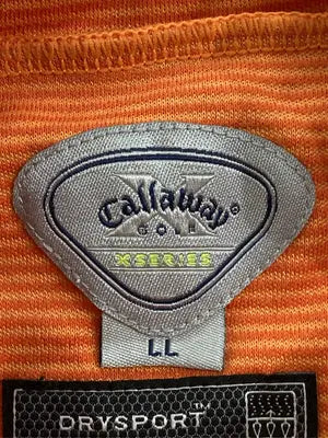 Callaway/キャロウェイ/Tシャツ/カットソー/トップス/オレンジ/LL