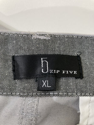 ZIP FIVE/ジップファイブ/スラックス/パンツ/グレー/XL