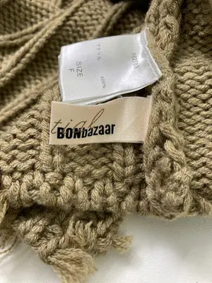 bonbazaar/ニット/セーター/トップス/カーキ/F