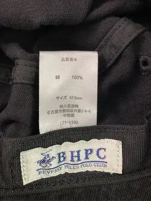 BEVERLY HILLS POLO CLUB/ビバリーヒルズポロクラブ/バケットハット/帽子/ブラック/57.5cm