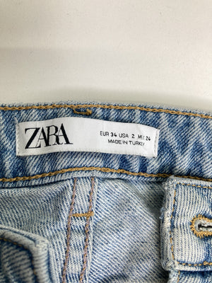 ZARA/ザラ/デニムパンツ/パンツ/スカイブルー/USA 2