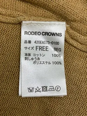 RODEO CROWNS/ロデオクラウンズ/ニット/セーター/トップス/ベージュ/FREE