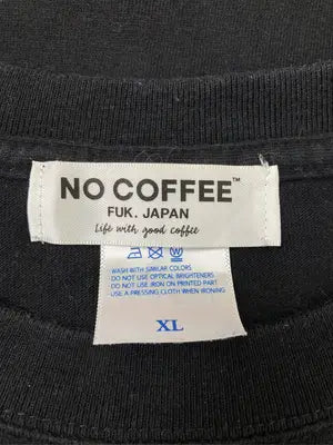 NO COFFEE/Tシャツ/カットソー/トップス/ブラック/XL