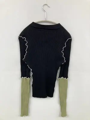 MOUSSY/マウジー/ニット/セーター/トップス/ブラック/F