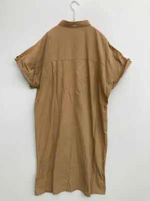 HONEYSUCKLE ROSE/ハニーサックルローズ/シャツワンピース/ワンピース/ドレス/ブラウン/MEDIUM