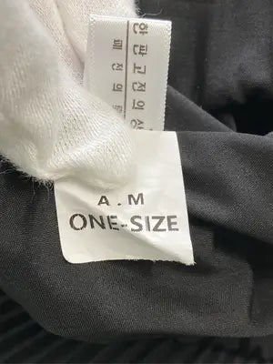 A.M/ロングスカート/スカート/ブラック/ONE-SIZE