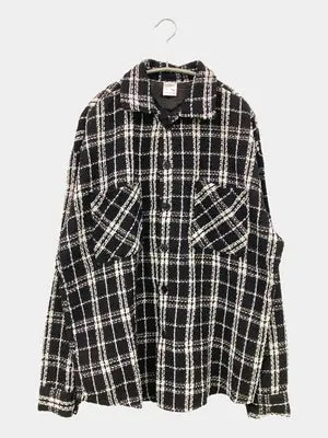 TS fashion/シャツ/ブラウス/トップス/ブラック/3XL