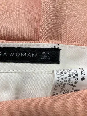 ZARA WOMAN/ザラウーマン/スラックス/パンツ/ピンク/USA L