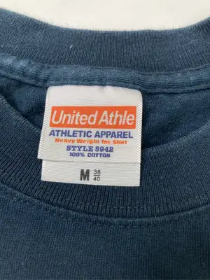 UNITED ATHLE/ユナイテッドアスレ/Tシャツ/カットソー/トップス/ブラック/M