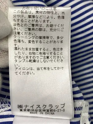 NICE CLAUP/ナイスクラップ/シャツ/ブラウス/トップス/ブルー/F