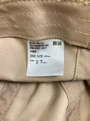 UNIQLO/ユニクロ/バケットハット/帽子/ベージュ/ONE SIZE　～59cm