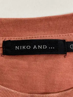 niko and .../ニコアンド/Tシャツ/カットソー/トップス/オレンジ/3