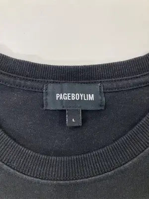 PAGEBOYLIM/ページボーイリム/Tシャツ/カットソー/トップス/ブラック/L