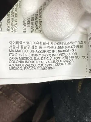 ZARA/ザラ/デニムパンツ/パンツ/ブラウン/EUR 36