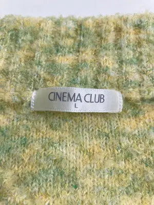 CINEMA CLUB/シネマクラブ/ニット/セーター/トップス/イエロー/L
