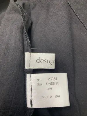 design aera/シャツ/ブラウス/トップス/ブラック/ONE SIZE