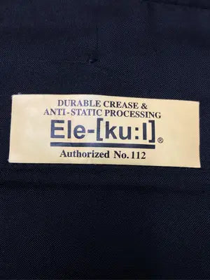 Ele-[ku:l]/スラックス/パンツ/ブラック