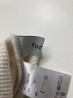 forksy./フォルクシー/その他パンツ/パンツ/ホワイト/F