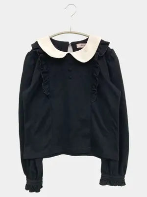 AnkRouge/アンクルージュ/Tシャツ/カットソー/トップス/ブラック/M