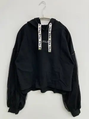 FILA/フィラ/パーカー/トップス/ブラック/M