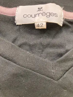 courreges/クレージュ/Tシャツ/カットソー/トップス/ブラック/42
