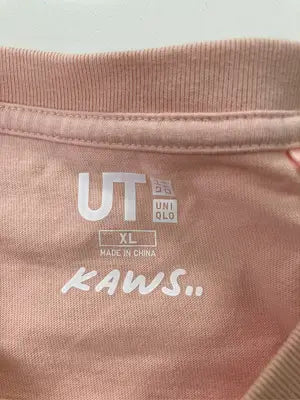 UNIQLO/ユニクロ/Tシャツ/カットソー/トップス/ピンク/XL
