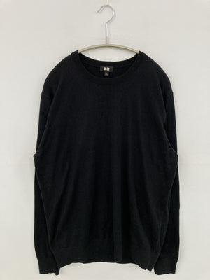 UNIQLO/ユニクロ/ニット/セーター/トップス/ブラック/L