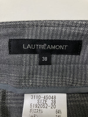 LAUTREAMONT/ロートレアモン/スラックス/パンツ/グレー/38