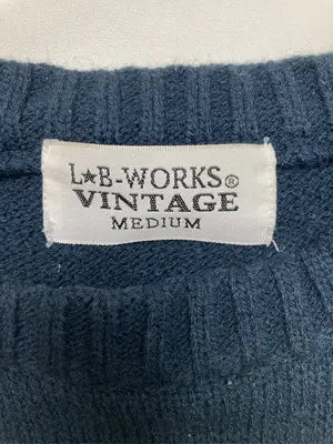 L B works/エルビーワークス/ニット/セーター/トップス/ネイビー/MEDIUM