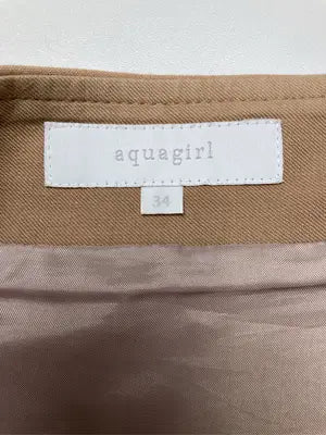 aquagirl/ミモレ/半端丈スカート/スカート/ベージュ/34