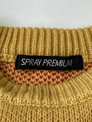 SPRAY PREMIUM/スプレイプレミアム/ニット/セーター/トップス/イエロー/F
