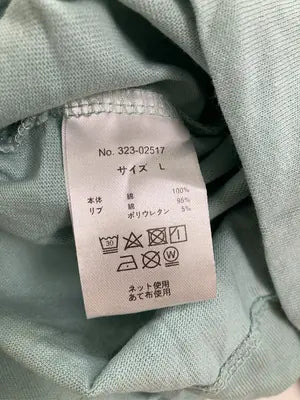 Tシャツ/カットソー/トップス/ライトグリーン/L