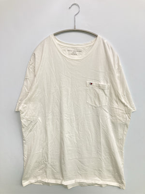 TOMMY HILFIGER/トミーヒルフィガー/Tシャツ/カットソー/トップス/ホワイト/XL