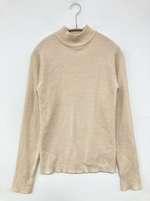 ニット/セーター/トップス/ベージュ/M