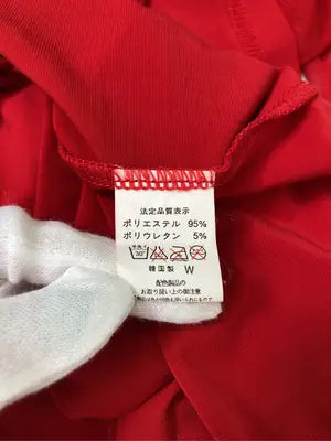 Tシャツ/カットソー/トップス/レッド
