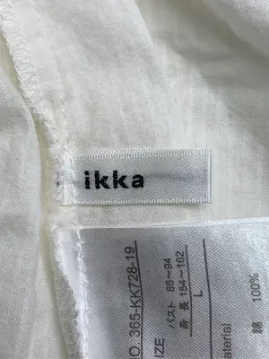 ikka/イッカ/シャツ/ブラウス/トップス/ホワイト/L